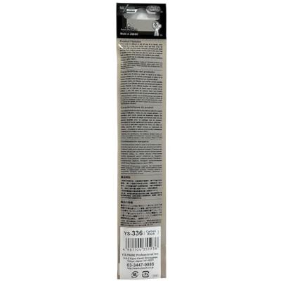 YS Park Fine Cutting Comb Long Tooth Ref.YS-336 Carbon Zwart 1Stuks YS Park Fine Cutting Comb Long Tooth Ref.YS-336 Carbon Zwart 1Stuks
