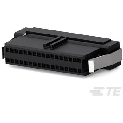 TE Connectivity 3-111196-0 Female header, inbouw (standaard) Inhoud: 1 stuk(s) Tray