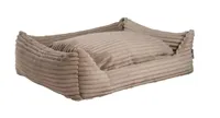 Hondenmand nova teddy/rib 100x80cm beige - thumbnail