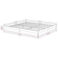 Bedframe massief hout 180x200 cm - thumbnail