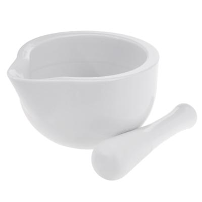 Vijzel porselein wit 10x6 cm