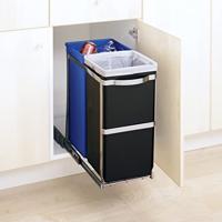 Simplehuman Afvalemmer Pull Put Inbouw 20+15 liter - thumbnail
