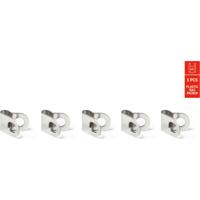 RVS bevestigingsclip voor Eurofender spatbordstang - 5 stuks - thumbnail