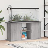 Aquariumstandaard 121x41x58 cm bewerkt hout grijs sonoma eiken - thumbnail