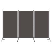 Kamerscherm met 3 panelen 260x180 cm antraciet - thumbnail