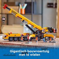 LEGO City 60409 Gele mobiele bouwkraan, cadeaubouwset voor kinderen - thumbnail