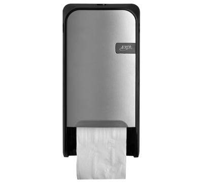 Toiletpapierdispenser quartzline q1 duo zilver