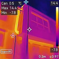 TFA Dostmann Infrarot Wärmebildkamera VISUALTEMP Warmtebeeldcamera -20 tot 550 °C 96 x 96 Pixel 25 Hz USB-C - thumbnail