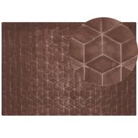 Beliani - THATTA - Vloerkleed - Bruin - 160 x 230 cm - Nepbont - thumbnail