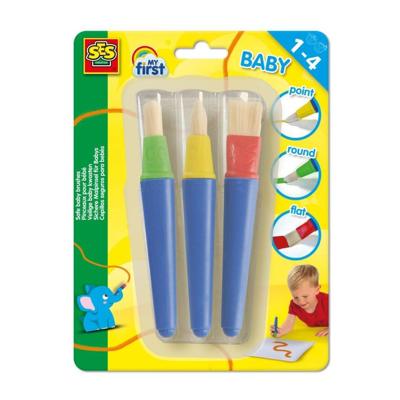 Ses veilige baby kwasten set a 3 stuks