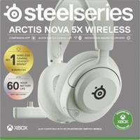 Steelseries Arctis Nova 5X Wireless Headset Draadloos Hoofdband Gamen USB Type-C Bluetooth Wit - thumbnail