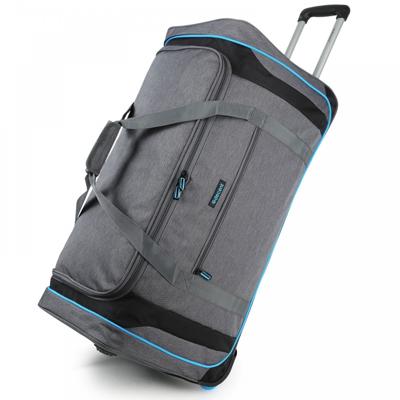 Decent Flexplus Reistas Met Wielen 78cm Grijs/Blauw Decent Flexplus Reistas Met Wielen 78cm Grijs/Blauw