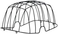 Basil Draadkoepel voor hondenfietsmand buddy space frame 43,5 x 30 x 24,5cm - zwart - thumbnail