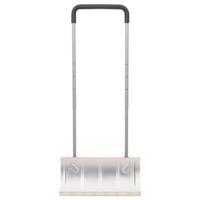 VidaXL Sneeuwschep met uitschuifbaar handvat 61 cm bladstaal zilver - thumbnail