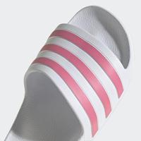 adidas Adilette Aqua Slippers Dames Wit Roze - thumbnail
