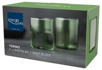 Lyngby - Torino - Shotglas S/2 0,05l Groen - thumbnail