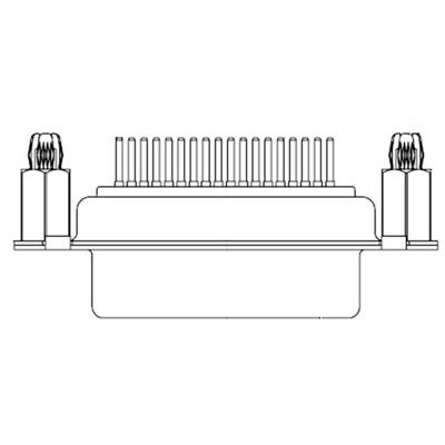 Molex 1731130237 D-sub connector Aantal polen: 62 Soldeerpennen 1 stuk(s) Bulk