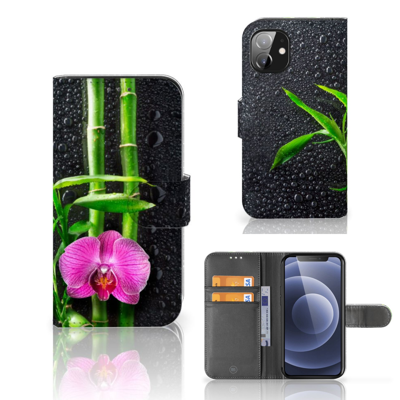 Apple iPhone 12 Mini Hoesje Orchidee Apple iPhone 12 Mini Hoesje Orchidee