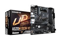 Gigabyte A520M DS3H V2 Moederbord Socket AMD AM4 Vormfactor Micro-ATX - thumbnail
