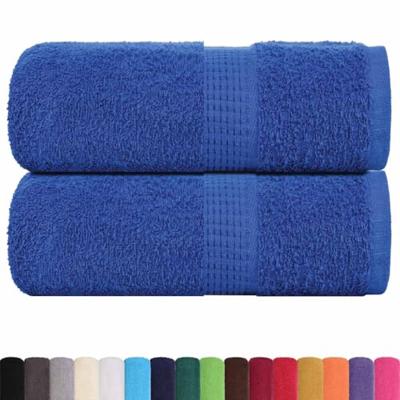 VidaXL Gastendoekjes 2 st 30x50 cm 360 g/m² 100% katoen blauw
