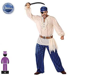 Kostuums voor Volwassenen 115408 Piraat - Maat: M/L - Maat: M/L