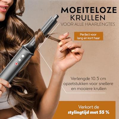 Ted Hilley Ionic 5-in-1 Hair Multi-Styler Platinum Silver