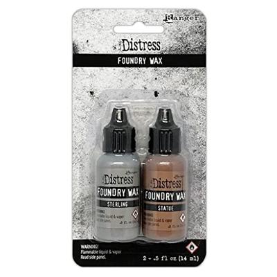 Ranger Ink Ranger • distress foundry wax kit 2 sterling & statue