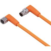 ifm Electronic EVT200 Verbindingskabel Aantal polen (sensoren): 4, 4 Stekker, haaks, Bus, haaks 5 m 1 stuk(s) - thumbnail