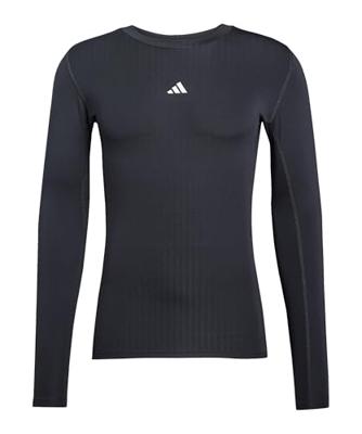 adidas Techfit Ondershirt Lange Mouwen Zwart Wit adidas Techfit Ondershirt Lange Mouwen Zwart Wit