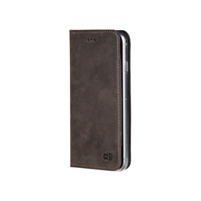 Senza Raw Leather Booklet Apple iPhone 6/6S Walnut Brown