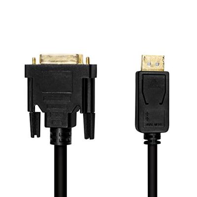 LogiLink CV0131 kabeladapter/verloopstukje DisplayPort DVI Zwart LogiLink CV0131 kabeladapter/verloopstukje DisplayPort DVI Zwart