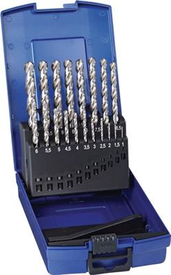 Promat/Tecwerk Spiraalborenset | DIN 338 type W | nominale-d. 1-10x0,5 mm | HSS | 19 delig kunststof cassette - 4000863918 Promat/Tecwerk Spiraalborenset | DIN 338 type W | nominale-d. 1-10x0,5 mm | HSS | 19 delig kunststof cassette - 4000863918