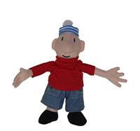 Buurman & Buurman pop rood, 35cm - thumbnail