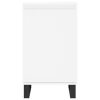Dressoirs 2 st 40x35x70 cm bewerkt hout wit - thumbnail