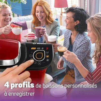 Bosch Haushalt TASSIMO MY WAY 2 TAS6503 Capsulemachine Rood, Zwart Incl. ontkalker, One Touch, Uitneembare zetmodule