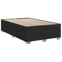 Boxspring met matras kunstleer zwart 120x200 cm - thumbnail