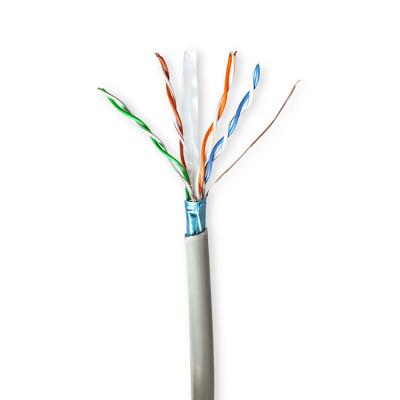 Nedis Netwerk Kabel Rol | CAT6 | Stranded | F/UTP | CCA | 100.0 m | Binnenshuis | Rond | PVC | Grijs | Gift Box - CCBG8522GY100 Nedis Netwerk Kabel Rol | CAT6 | Stranded | F/UTP | CCA | 100.0 m | Binnenshuis | Rond | PVC | Grijs | Gift Box - CCBG8522GY100