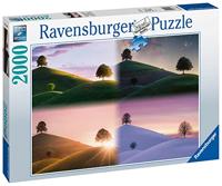 Ravensburger Legpuzzel stemmingsvolle bomen en bergen, 2000st. - thumbnail