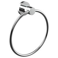 Handdoekring Rondo Messing Chroom - thumbnail