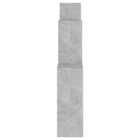 Wandschap kubus 80x15x78,5 cm spaanplaat betongrijs - thumbnail