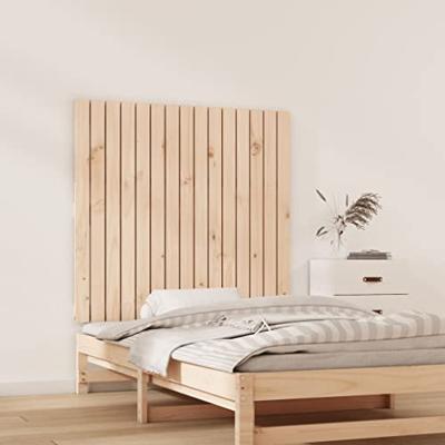 Wandhoofdbord 95,5x3x90 cm massief grenenhout