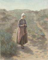 David Adolph Constant Artz - In de duinen te Zandvoort, premium print, 70x90cm - thumbnail