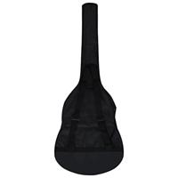 VidaXL Gitaartas voor 1/2 (34") klassieke gitaar 94x35 cm stof zwart - thumbnail