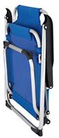 Eurotrail campingstoel Moita 90 x 55 cm aluminium blauw - thumbnail