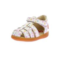 Baby lederen sandalen Bigflo KICKERS® wit - thumbnail