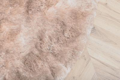 Nohr Rond Vloerkleed 'Reshunda' 200cm, kleur Beige