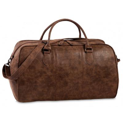 reistas 38 liter 52 cm kunstleer bruin