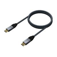 Aisens USB-kabel 3.2 Gen2X2 8K C/M-C/M, grijs, 1,0 m - thumbnail