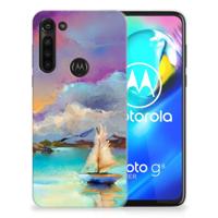 Smartphone hoesje Motorola Moto G8 Power Boat - thumbnail