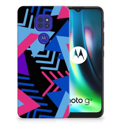 Motorola Moto G9 Play | E7 Plus | TPU Hoesje | Funky Triangle